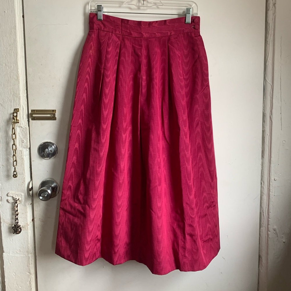 Pink Talbots Midi Skirt